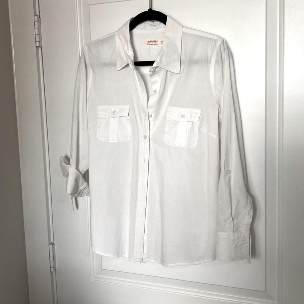 White button down shirt